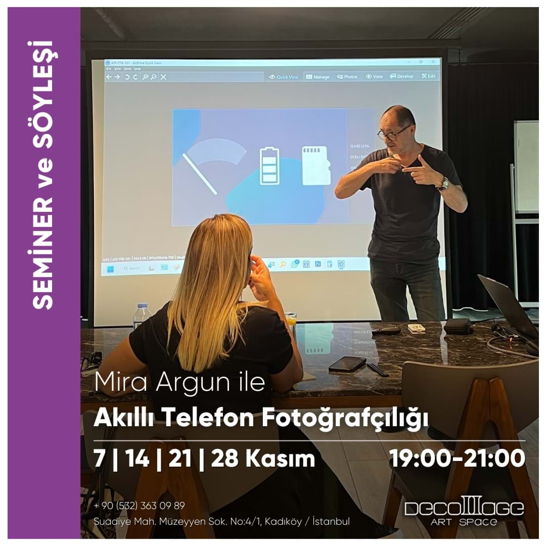 Akıllı Telefon Fotoğrafçılığı Seminerleri resmi